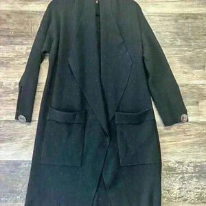 On twelfth black Womens cardigan sweater size small